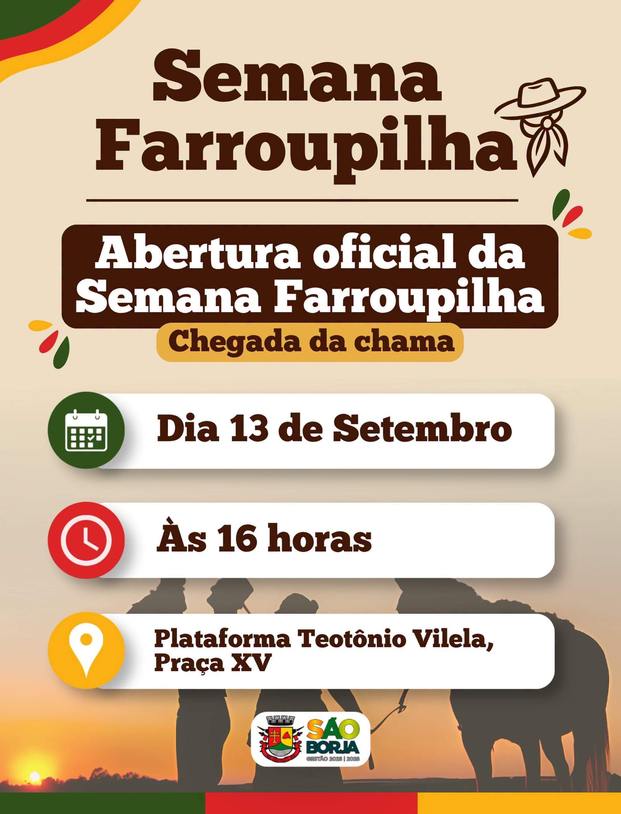 Programação Semana Farroupilha